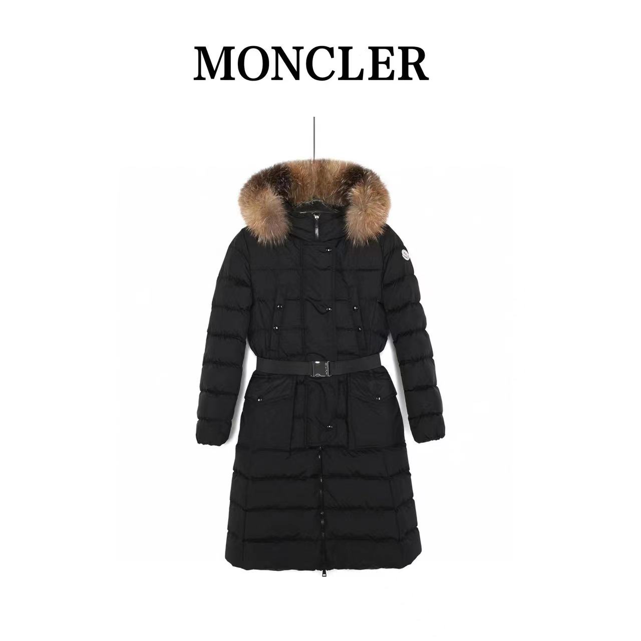 #Khloe Yang Mi star's same style long matte down jacket