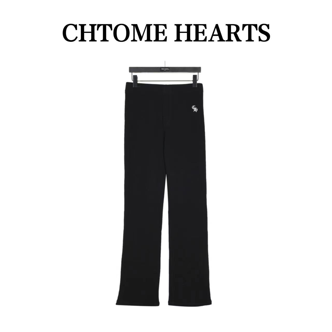 Crow Heart 23FW waffle embroidered trousers