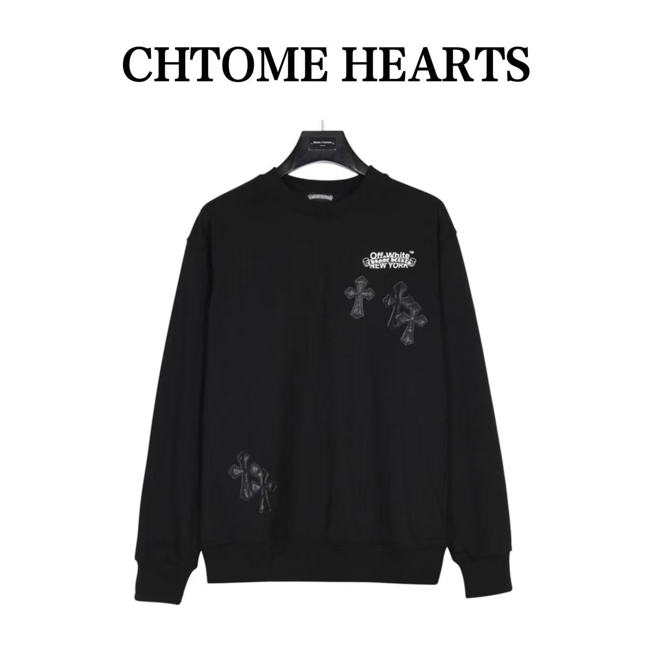 23FW Crow Heart OW joint round neck sweatshirt