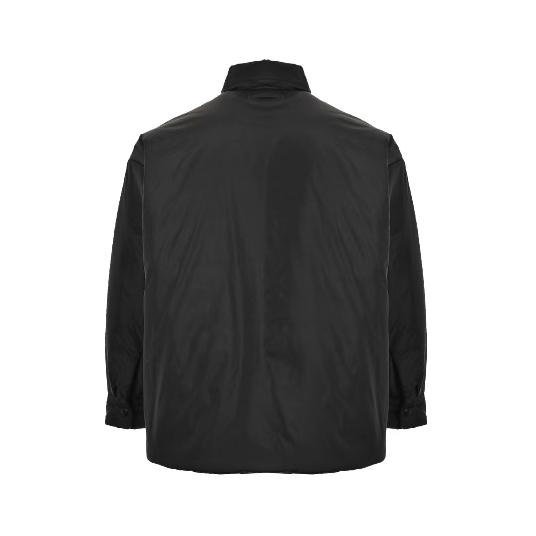 Prada 23Fw triangle cotton jacket