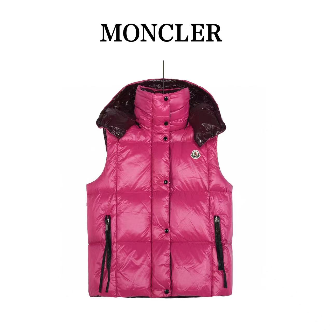 Mouth #Luzule new classic short down detachable hooded vest