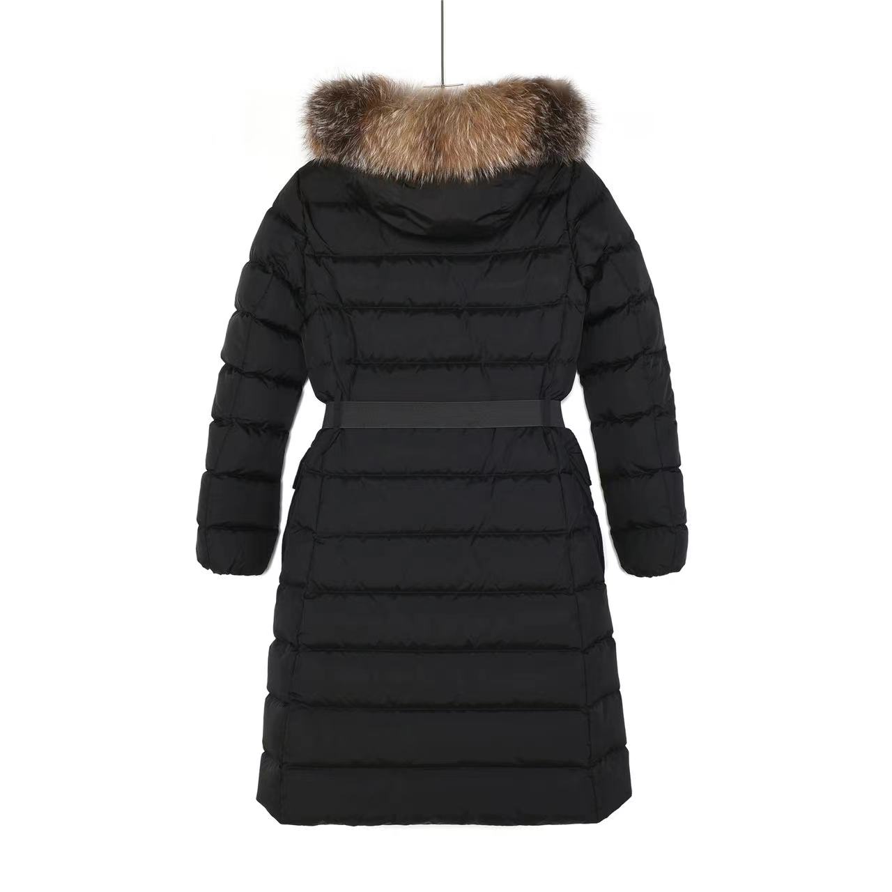 #Khloe Yang Mi star's same style long matte down jacket