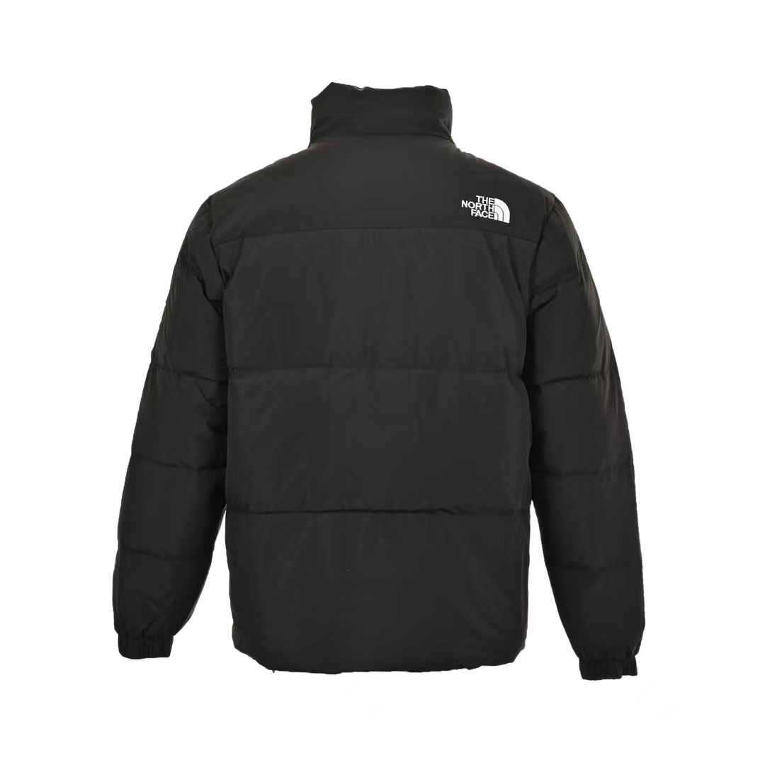 The North Face 23Fw solid color micro-label logo down jacket
