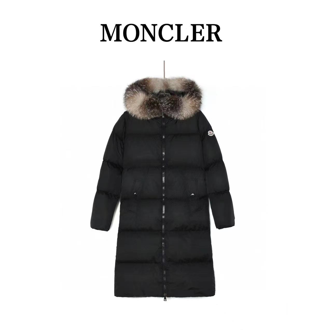 Mongolian blockbuster Marrionnier fox fur collar long down jacket