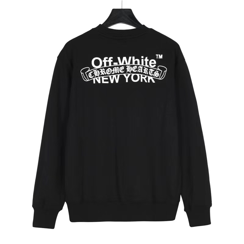 23FW Crow Heart OW joint round neck sweatshirt