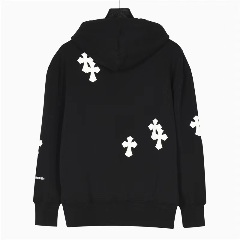 Crow Heart 23FW Sanskrit cross zipper jacket