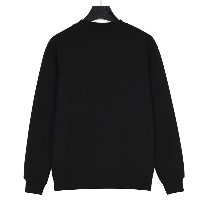 Prada 23Fw triangle pocket crew neck sweatshirt