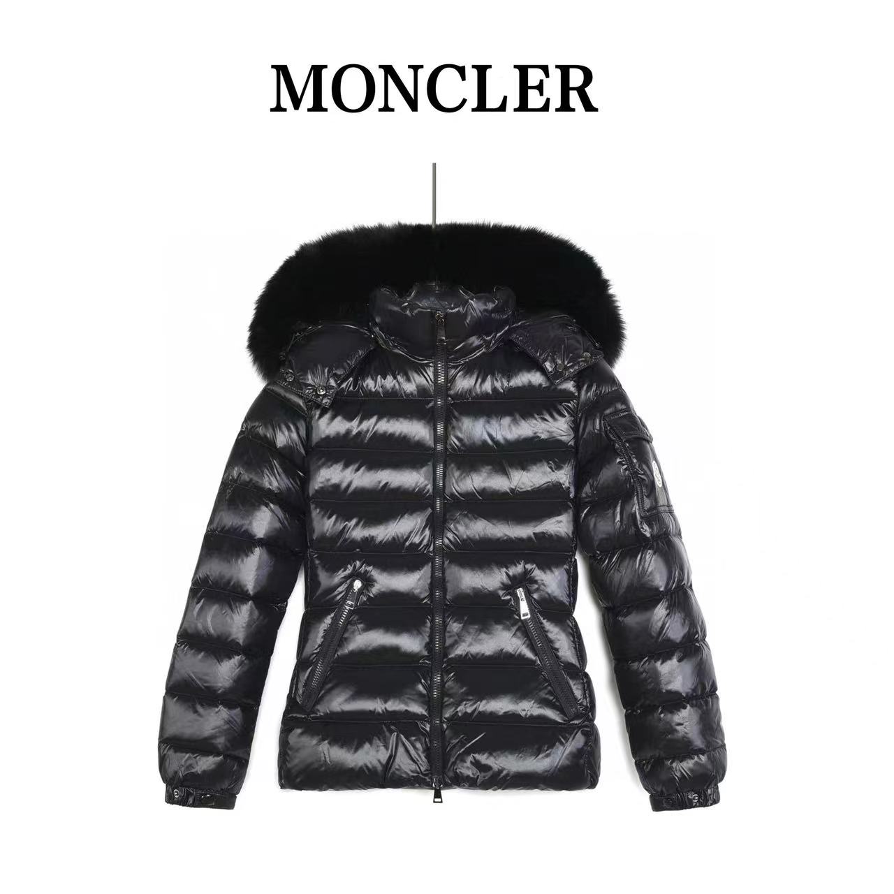 #BADYFUR new autumn and winter classic Faye Wong style down jacket with fox fur collar