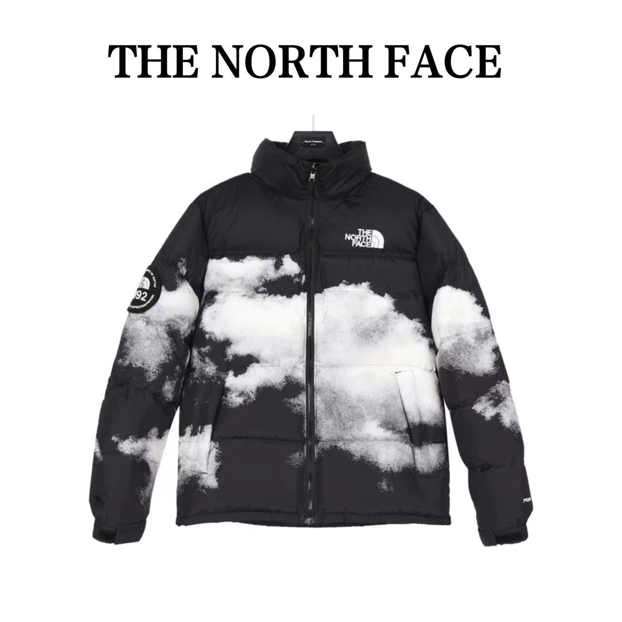 North Face 1992 Armband 30th Anniversary Down Jacket Same Style as Stars