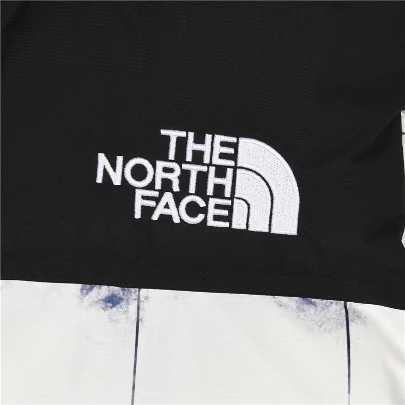North Face Nuptse1996 large plaid/North Face down jacket