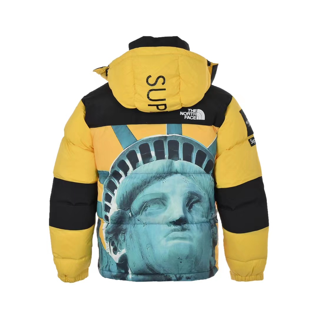 Supremex TheNorthFace co-branded Statue of Liberty down jacket