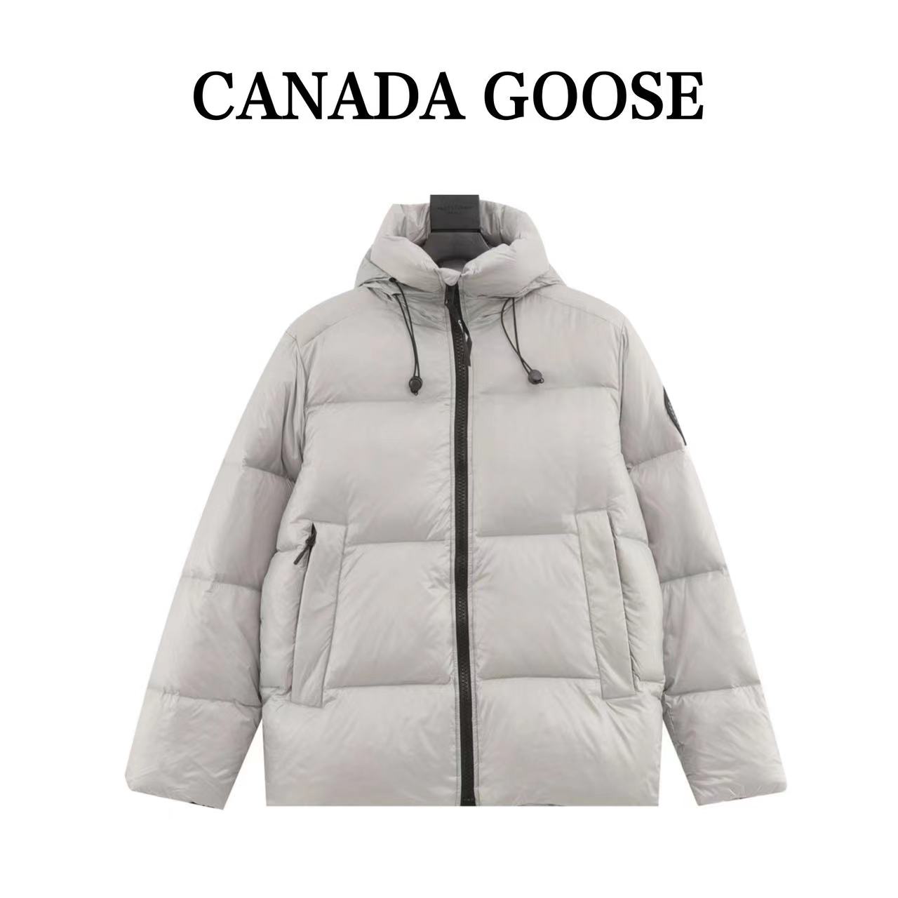 Canada Goose Classic Black Label Hooded Down Jacket