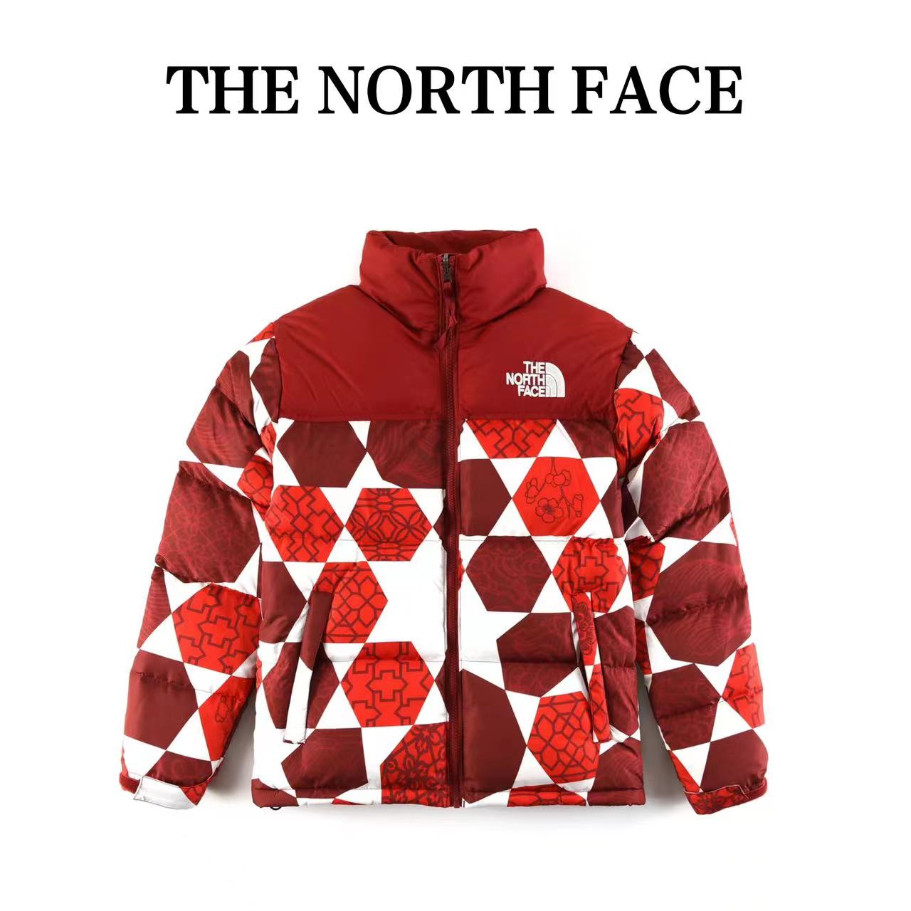 The North Face co-branded paper-cut down jacket