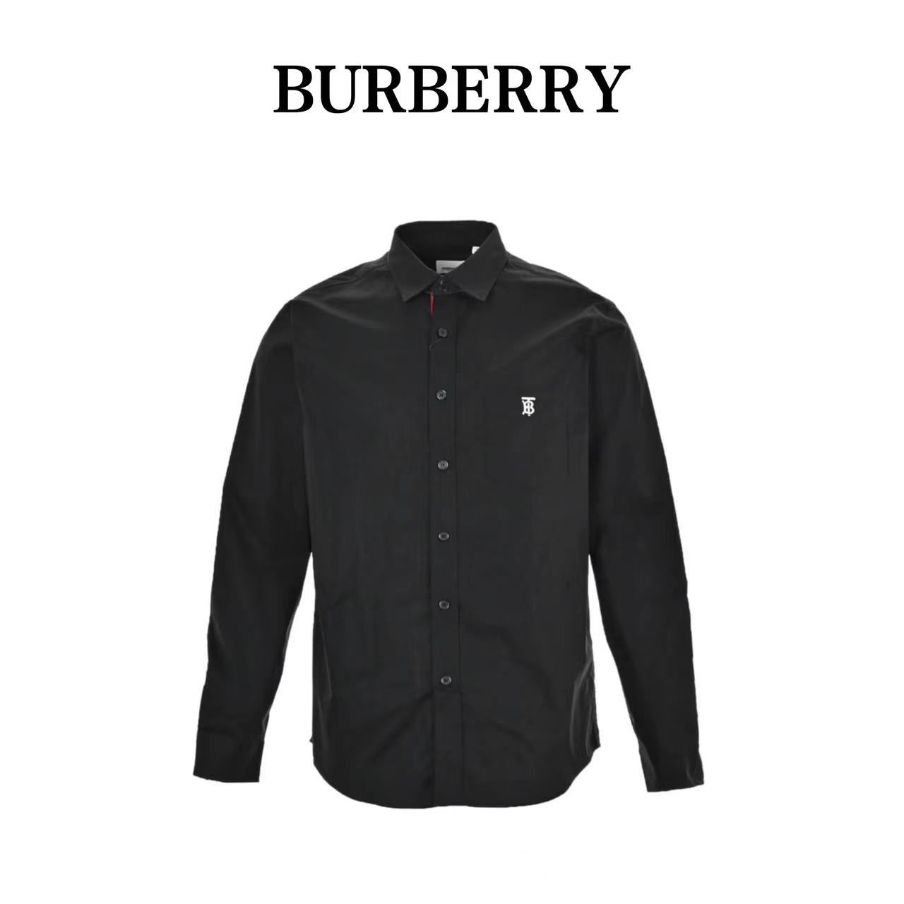 Burberry classic embroidered TB logo shirt