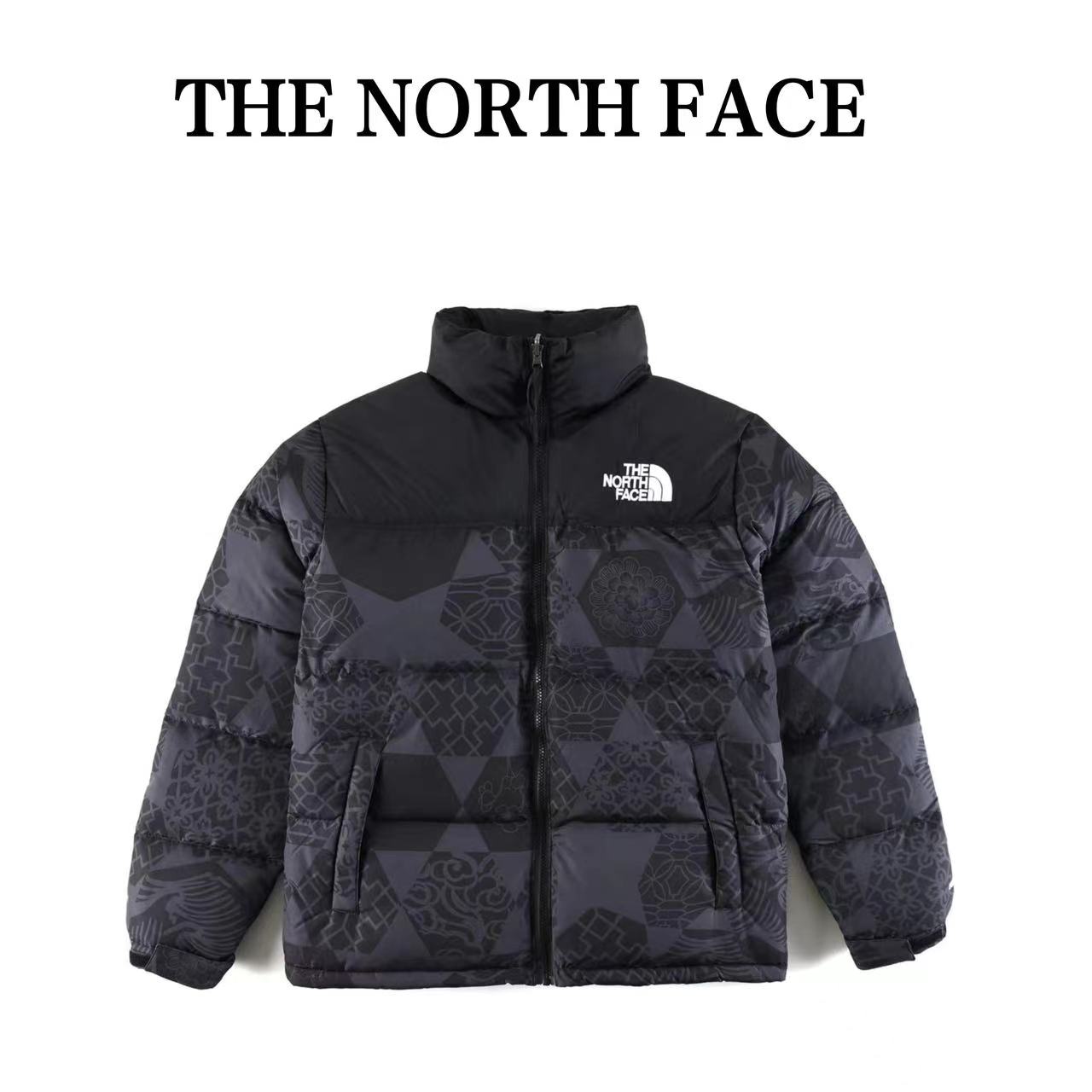 The North Face co-branded paper-cut down jacket