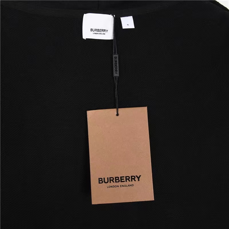 Burberry 23Fw tatami logo tatami embroidered hooded sweatshirt