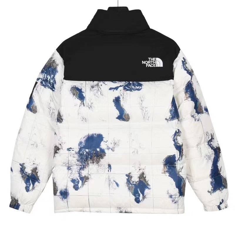 North Face Nuptse1996 large plaid/North Face down jacket