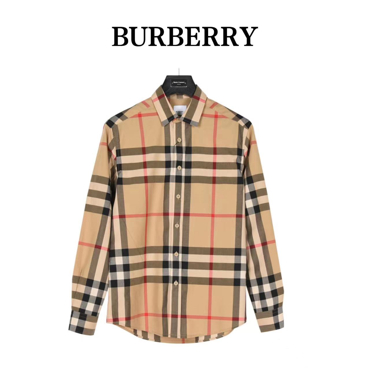 Burberry classic large plaid shirt