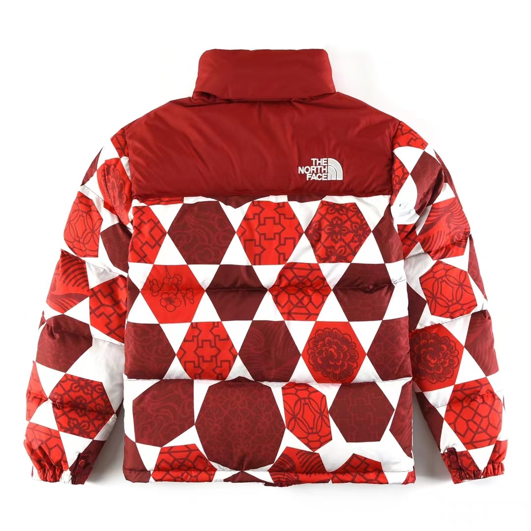 The North Face co-branded paper-cut down jacket