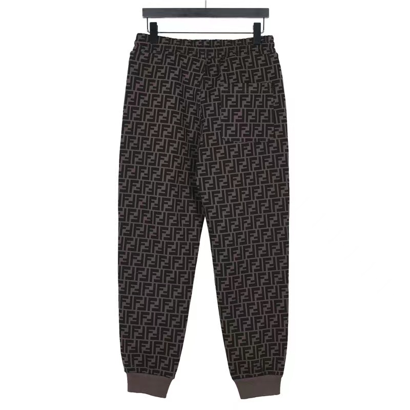 Fendi 23Fw Double F element all-over logo sweatpants