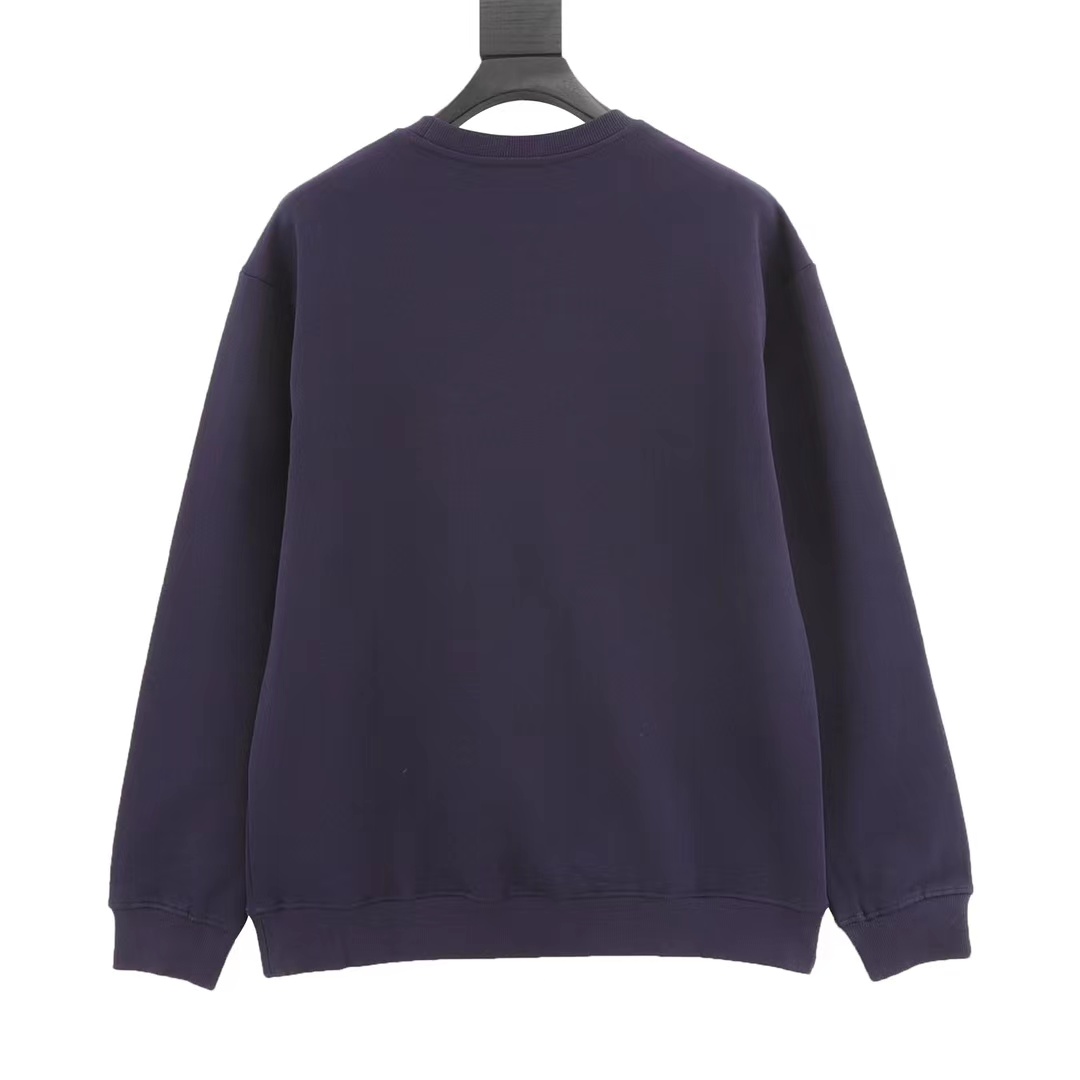 Fendi little monster rubber eyes round neck sweatshirt