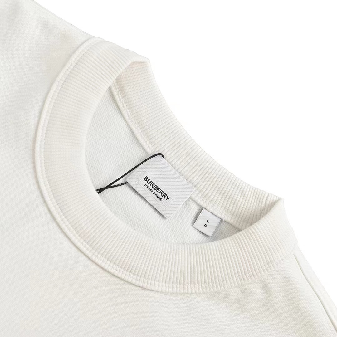 Burberry embroidered teddy bear crew neck sweatshirt