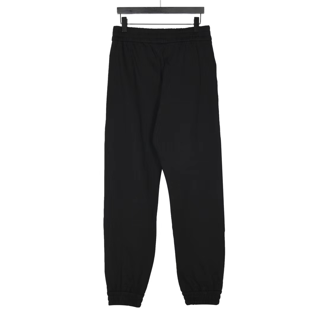 Fendi 23FW ROMA side logo embroidered trousers