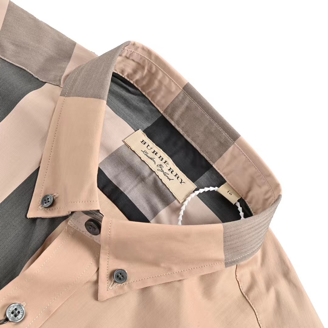 Burberry 23Fw classic large plaid shirt