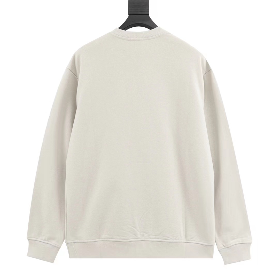 Fendi little monster rubber eyes round neck sweatshirt