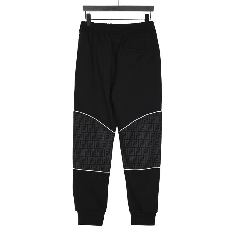 Fendi 23Fw Double F presbyopic knee-jointed cotton leggings trousers