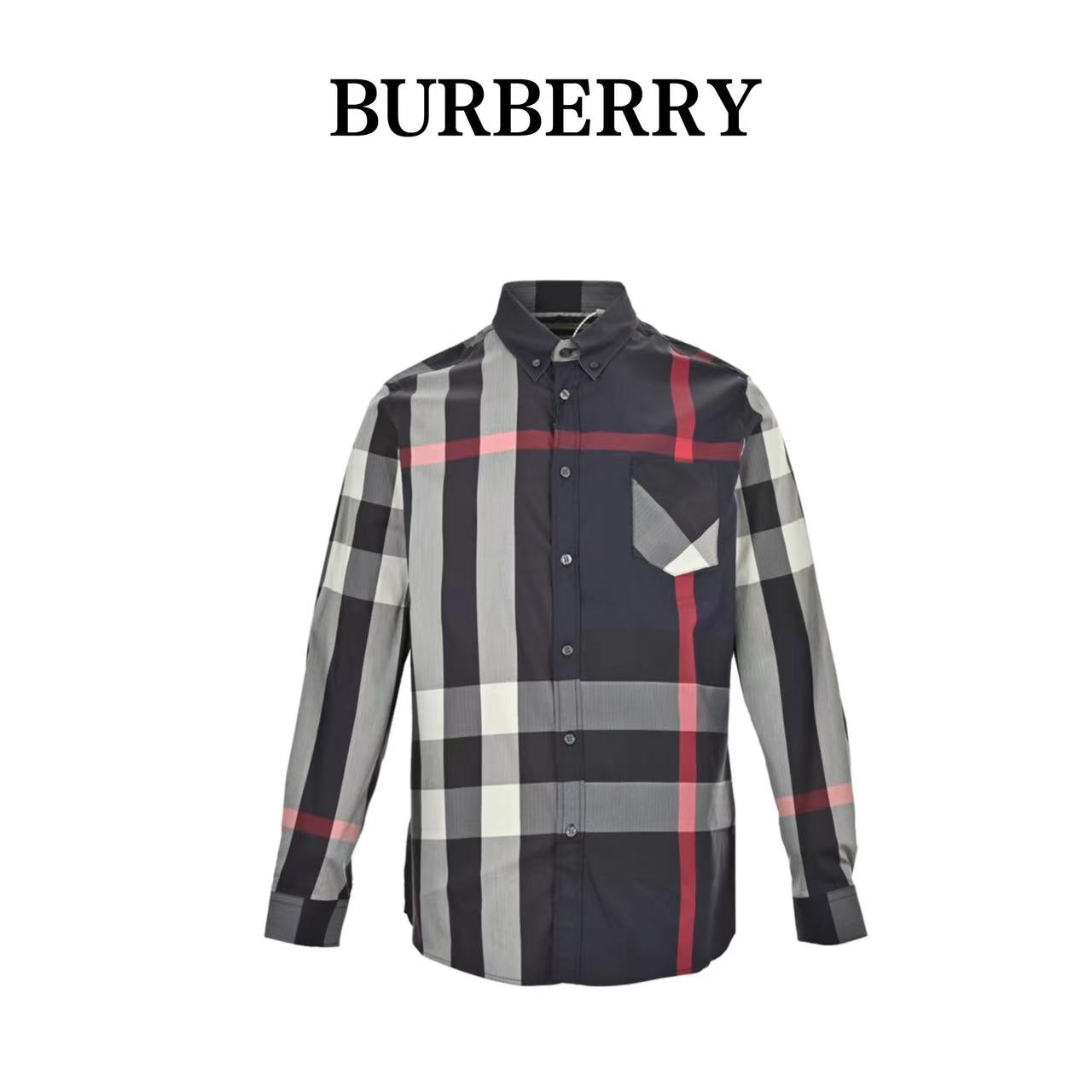 Burberry 23Fw classic large plaid shirt