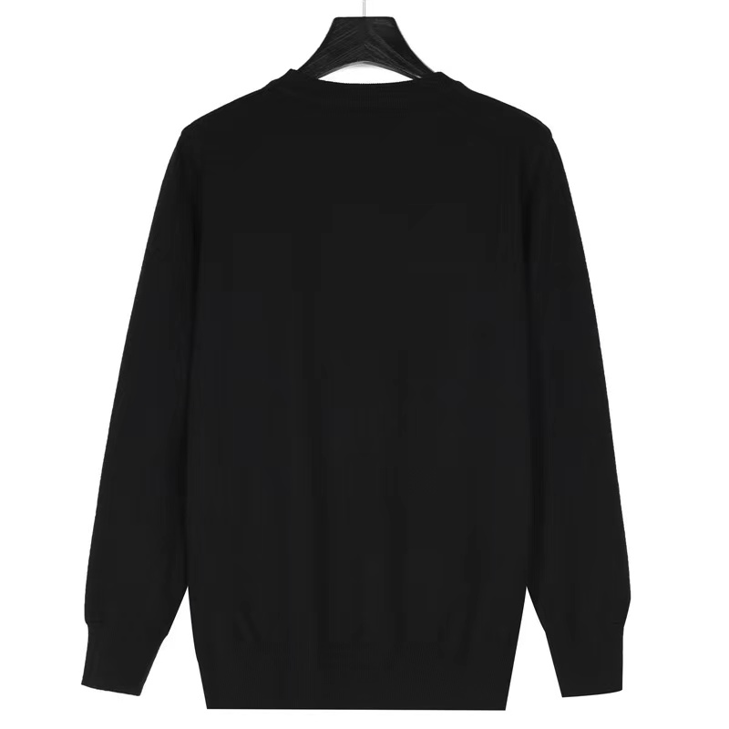 Fendi 23Fw embroidered letter crew neck sweater
