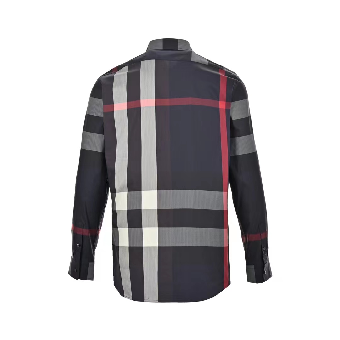 Burberry 23Fw classic large plaid shirt