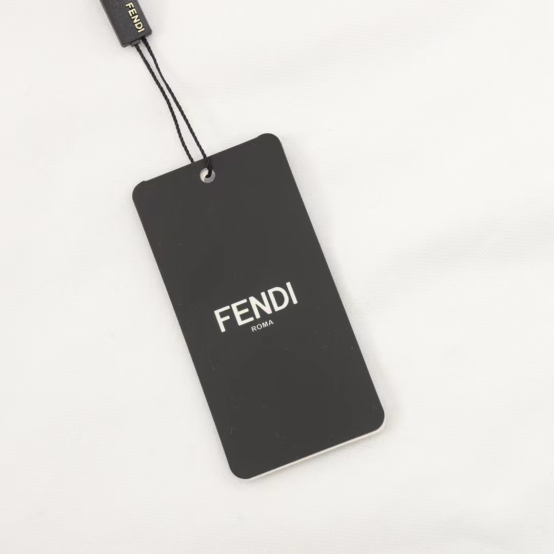 Fendi patchwork printed crew neck sweatshirt