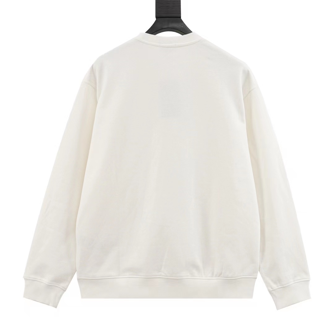 Fendi bear print crew neck sweatshirt