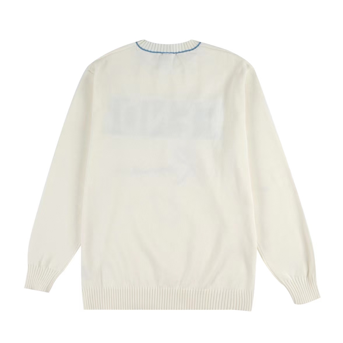 Fendi FD 23FW letter logo crew neck sweater thick knit sweater