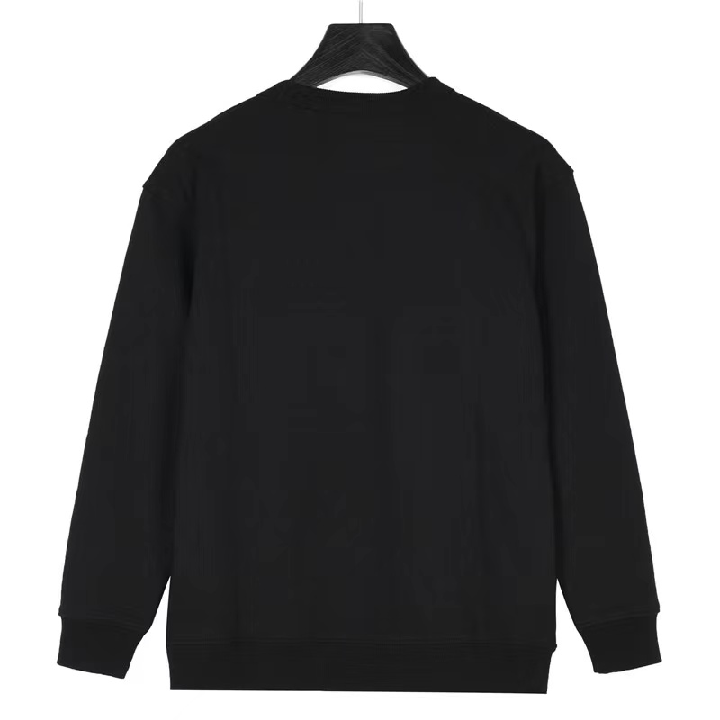 Burberry 23ss oak leaf embroidered crew neck sweatshirt