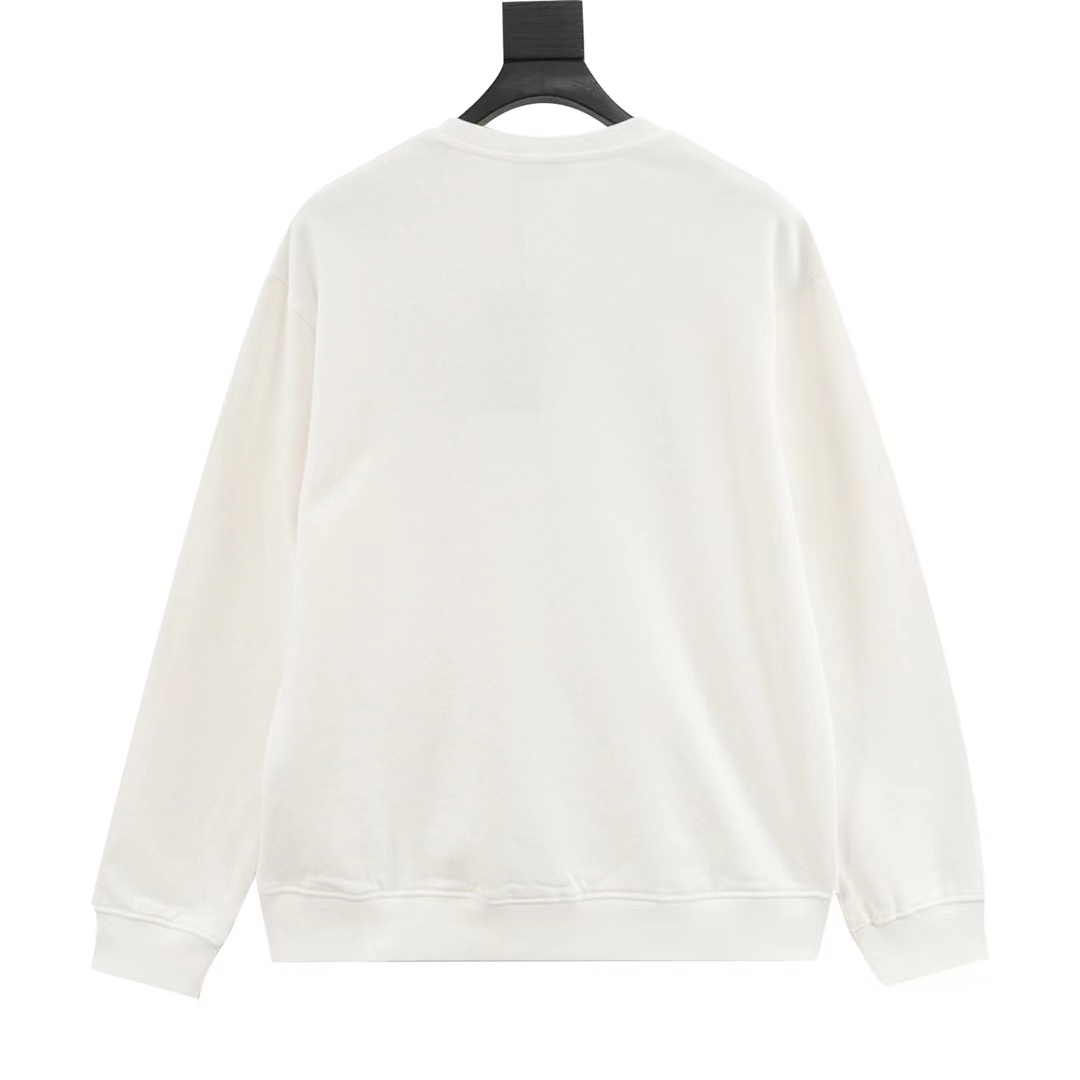 Fendi bear print crew neck sweatshirt