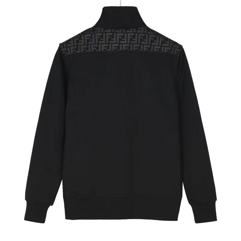 Fendi 23Fw double F presbyopic patchwork zipper jacket
