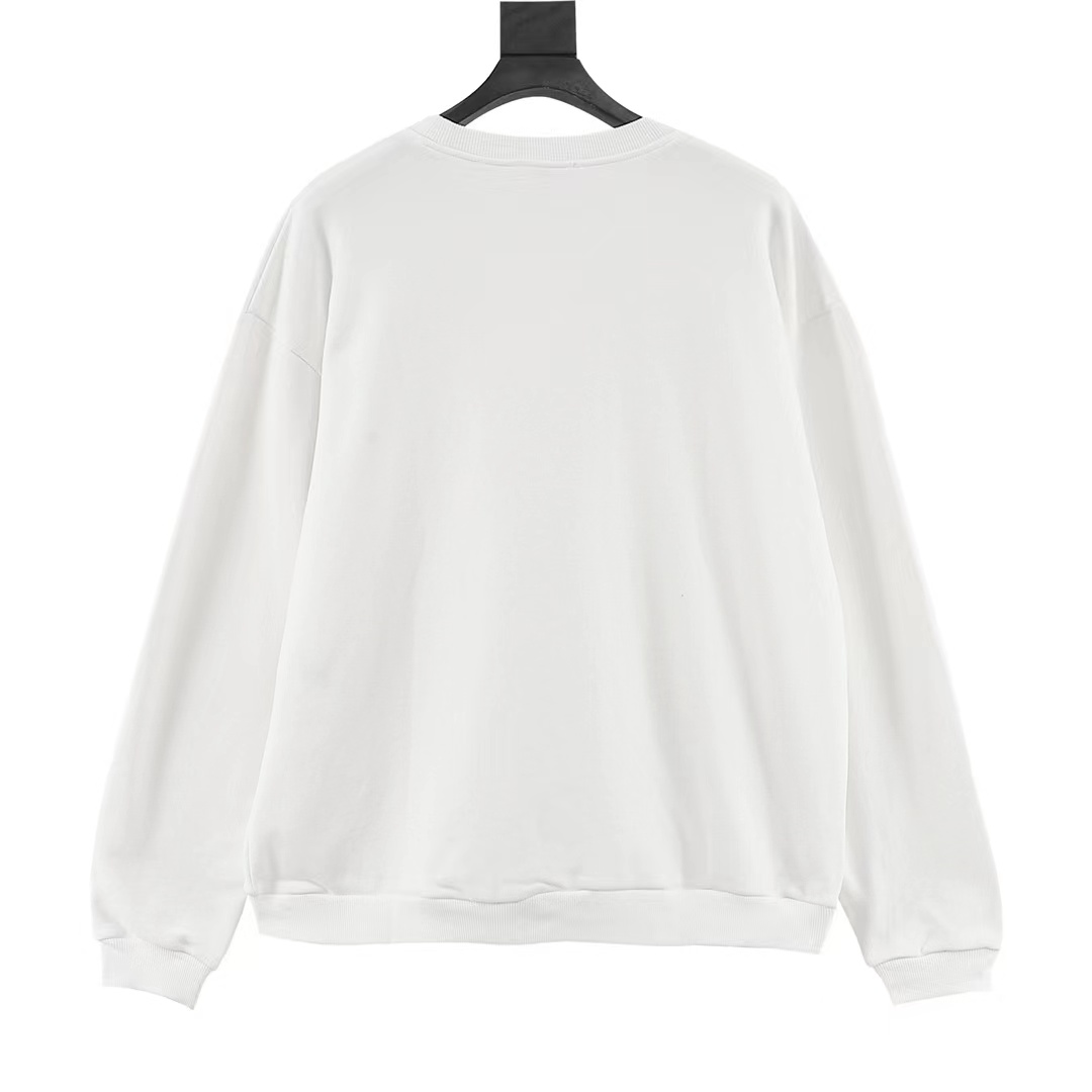 Celine small letter print crew neck sweatshirt