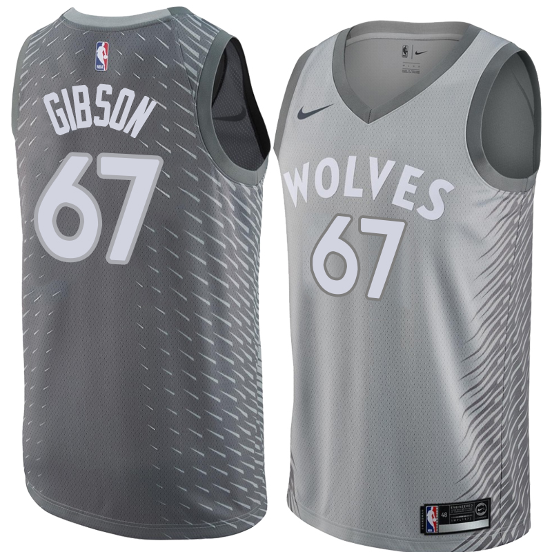 Timberwolves Gibson No. 67 Jersey