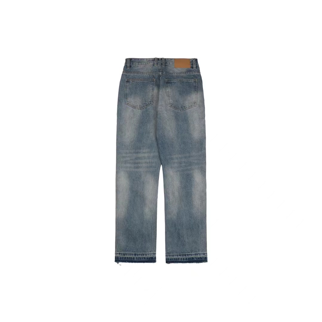 Celine 23SS knife-cut washed jeans