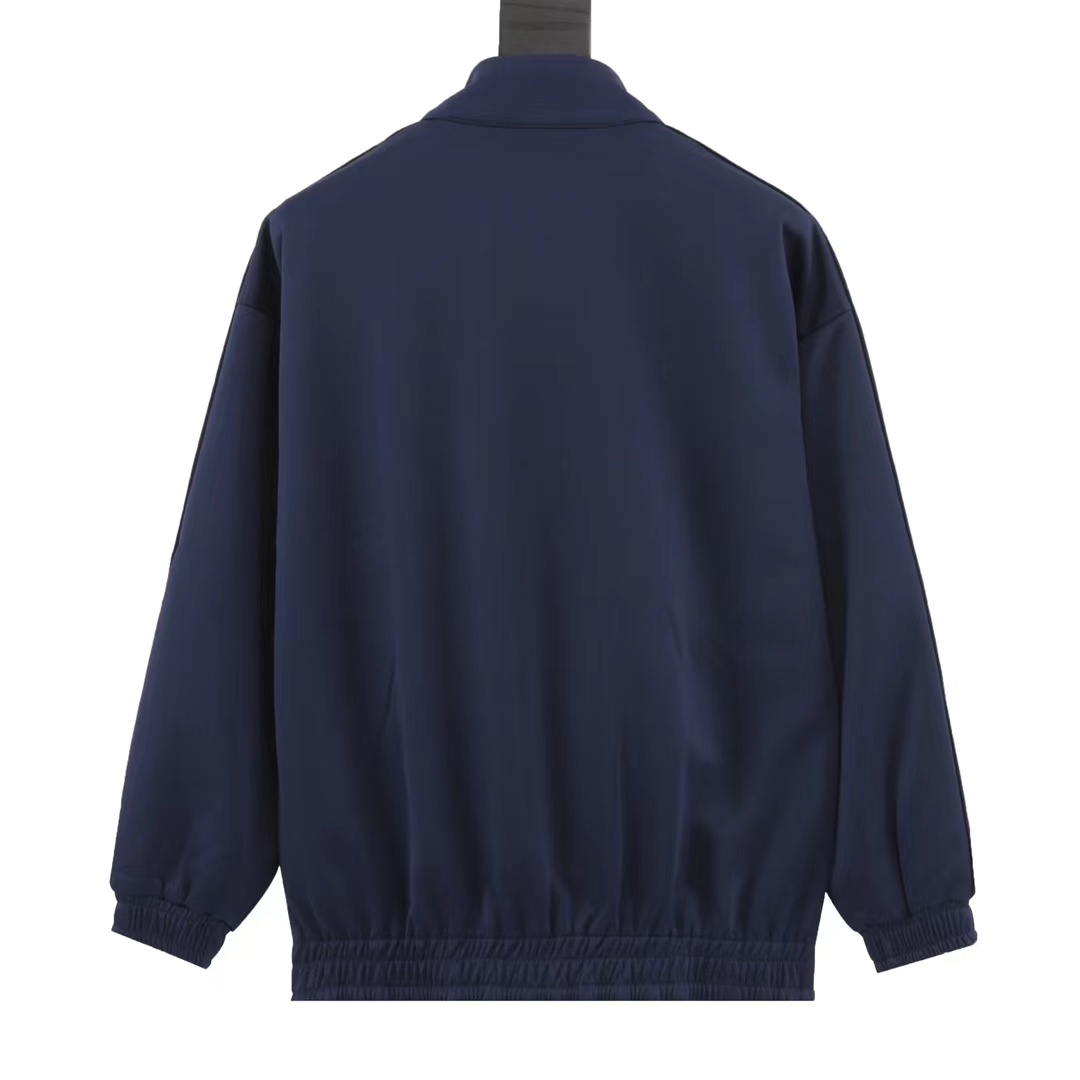 Celine woven zipped jacket with side webbing