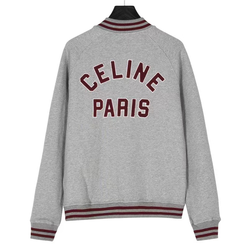 Celine 23FW letter baseball uniform