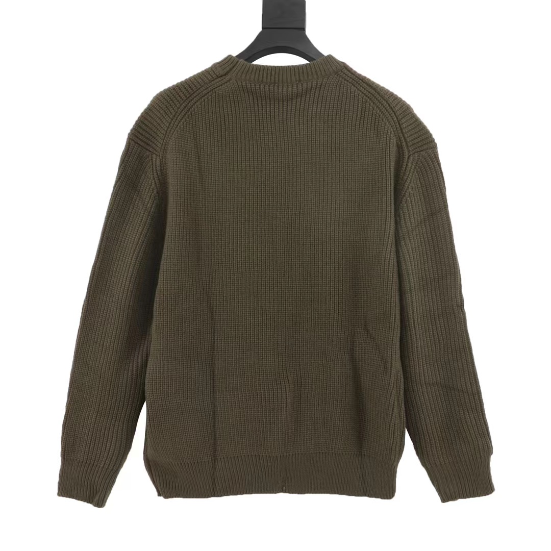 Celine 23FW letter logo crew neck sweater