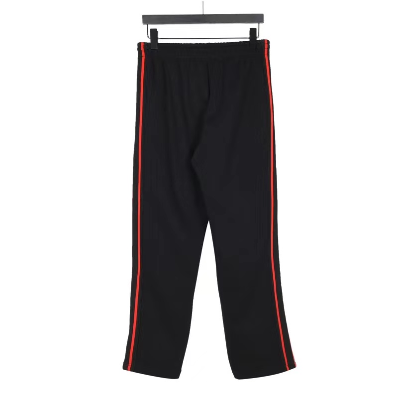Celine 23Fw logo embroidered double-sided jersey tracksuit trousers