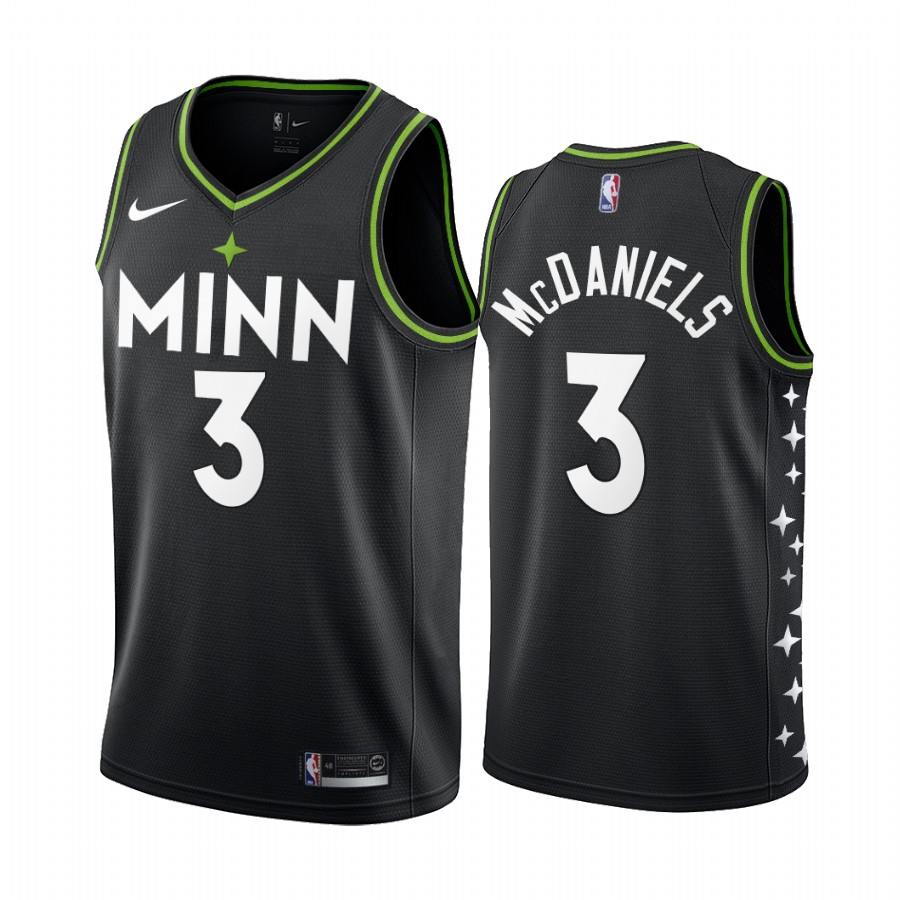 Timberwolves McDaniels No. 3Jersey