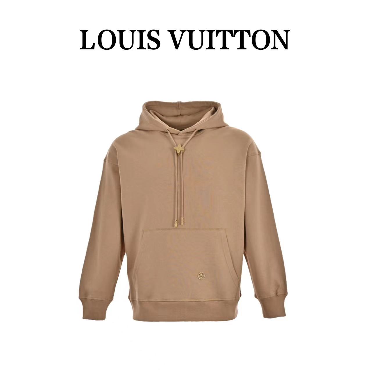 Louis Vuitton 23Fw floral hardware hooded sweatshirt