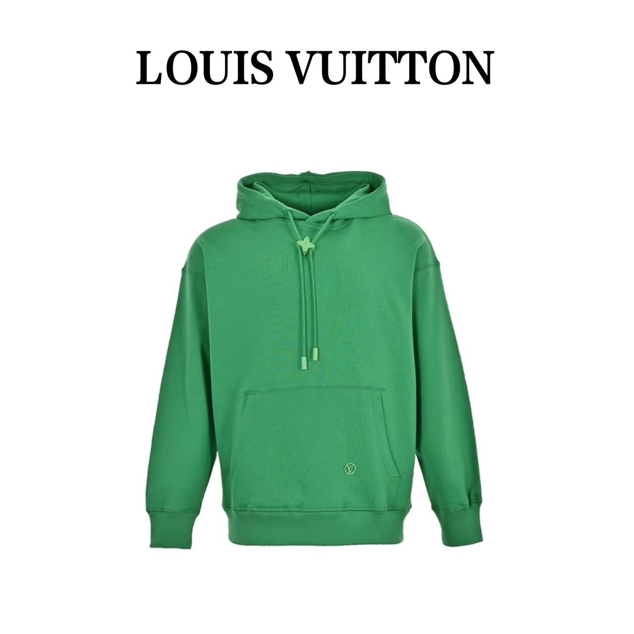 Louis Vuitton 23Fw floral hardware hooded sweatshirt