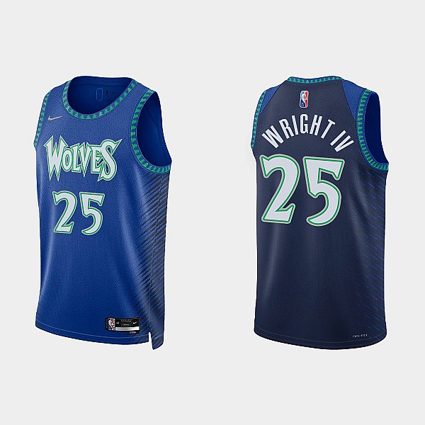 Timberwolves Wright IV jersey No. 25